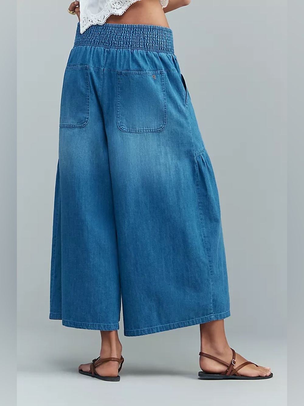 Anthropologie Pilcro Reese Wide-Leg Pull-On Jeans ~ Size / NWT - Picture 2 of 7